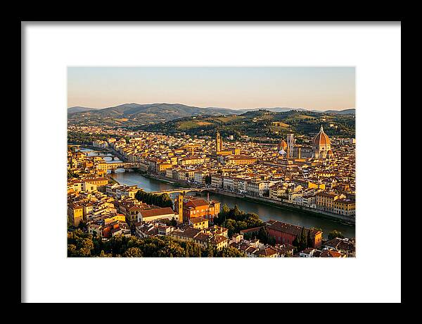 Florence At Golden Hour