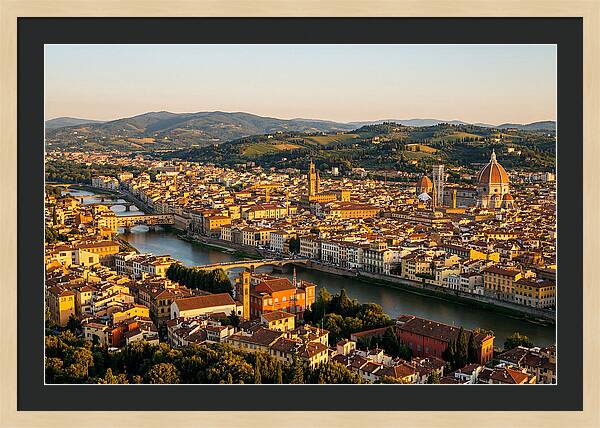 Florence At Golden Hour