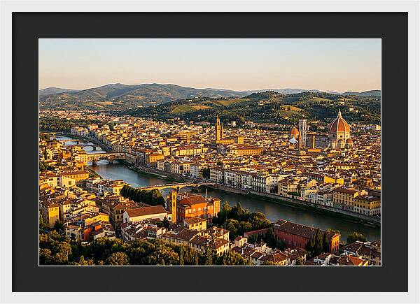 Florence At Golden Hour