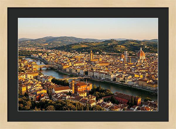 Florence At Golden Hour