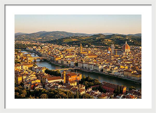 Florence At Golden Hour