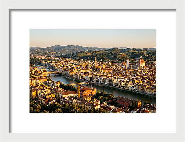 Florence At Golden Hour