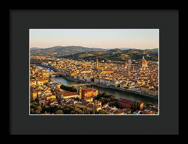 Florence At Golden Hour