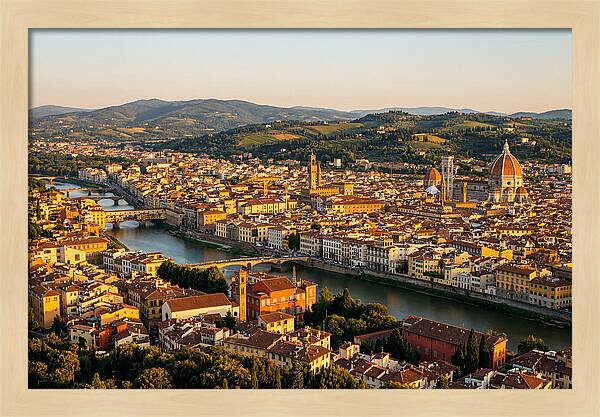 Florence At Golden Hour