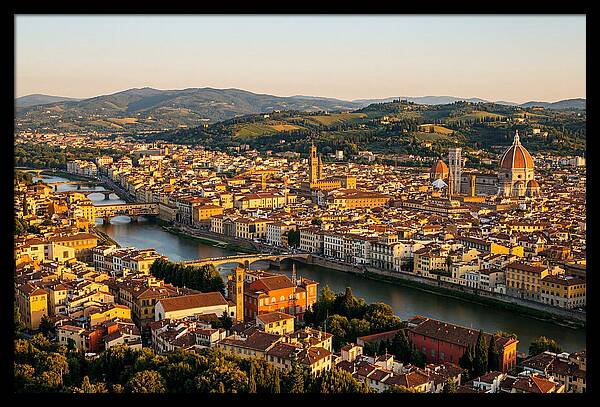 Florence At Golden Hour