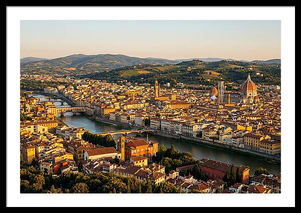 Florence At Golden Hour