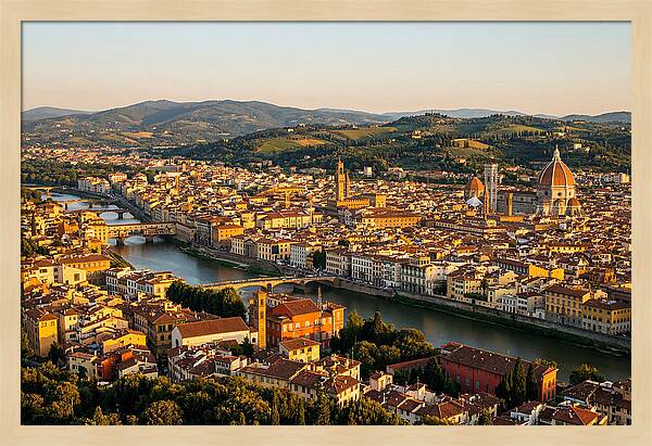 Florence At Golden Hour