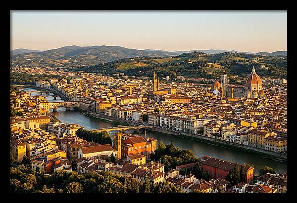 Florence At Golden Hour