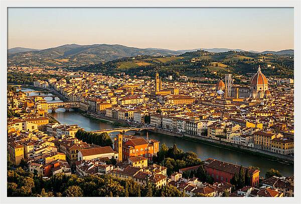Florence At Golden Hour
