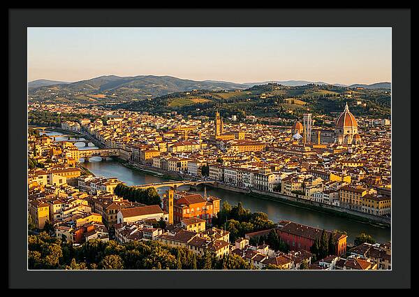 Florence At Golden Hour