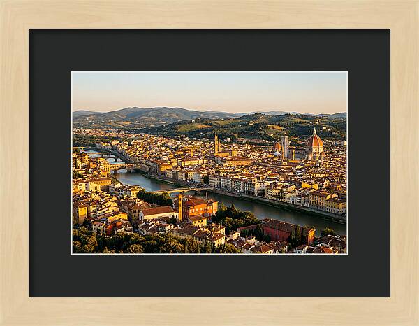 Florence At Golden Hour