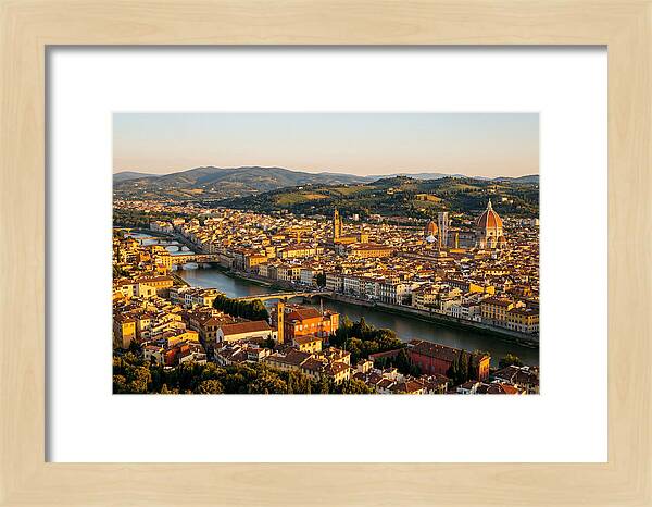 Florence At Golden Hour