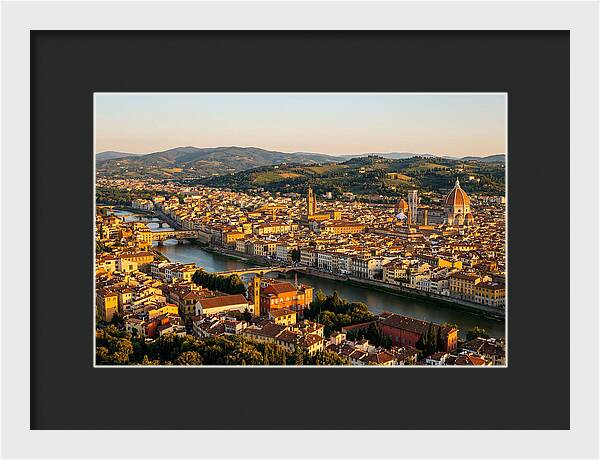 Florence At Golden Hour