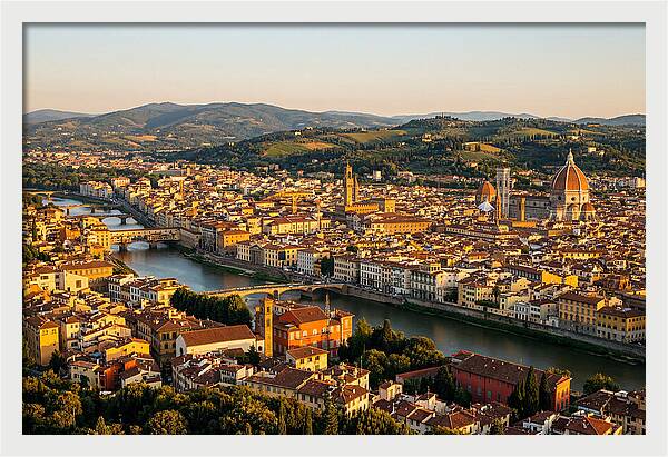 Florence At Golden Hour