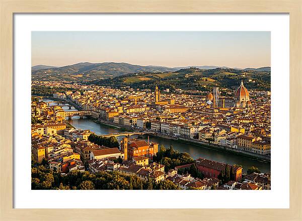 Florence At Golden Hour