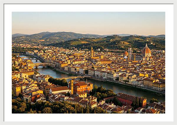 Florence At Golden Hour