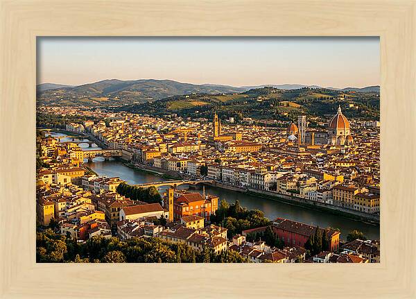 Florence At Golden Hour