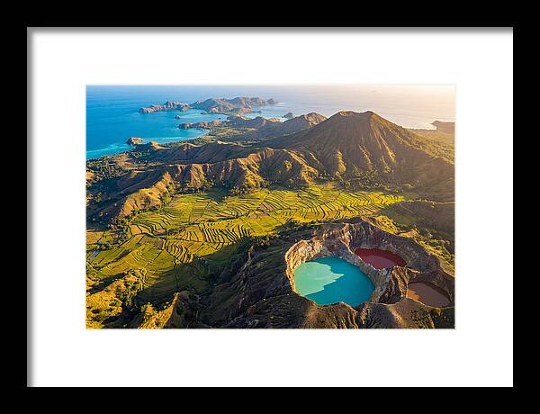 Flores Island Aerial View
