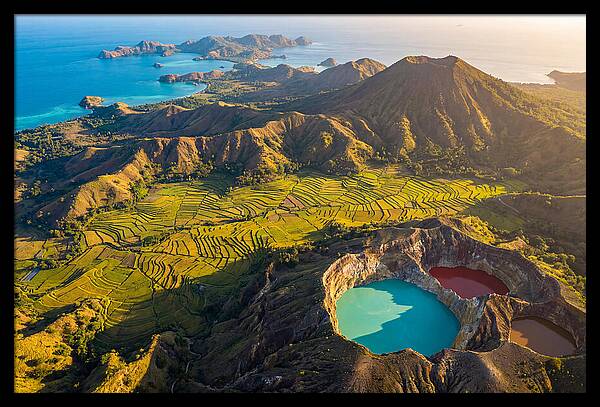 Flores Island Aerial View