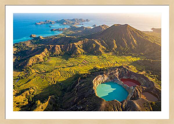 Flores Island Aerial View