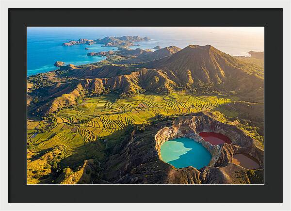Flores Island Aerial View