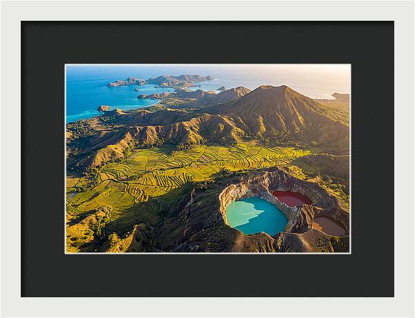 Flores Island Aerial View