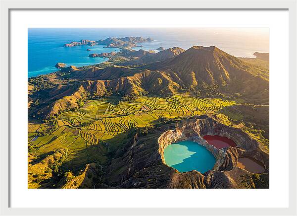 Flores Island Aerial View