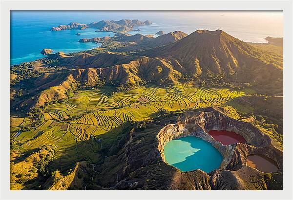Flores Island Aerial View