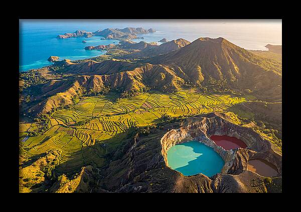 Flores Island Aerial View