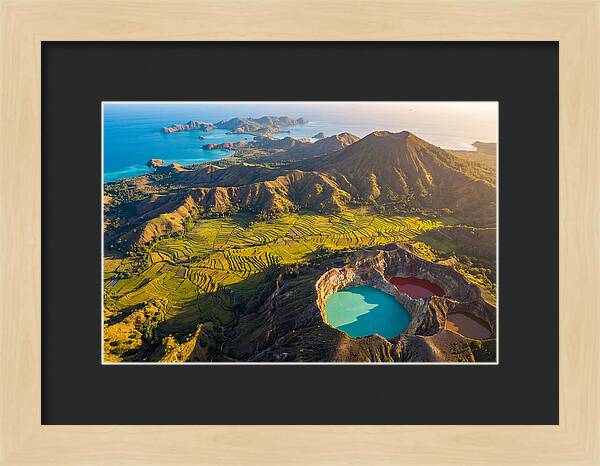 Flores Island Aerial View