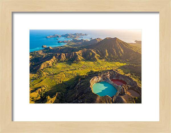 Flores Island Aerial View