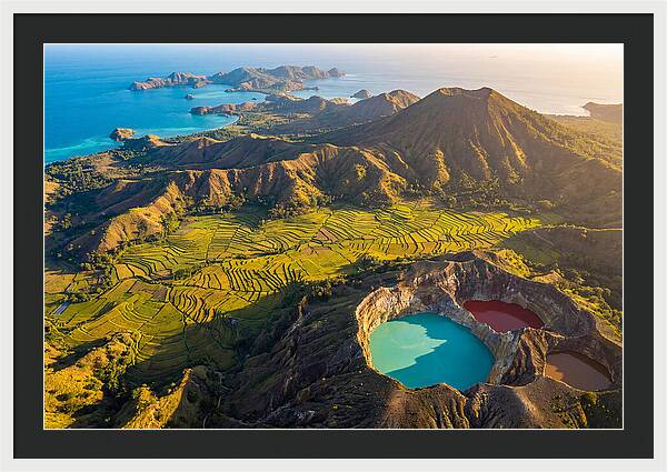 Flores Island Aerial View