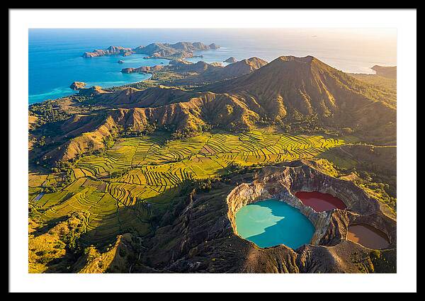 Flores Island Aerial View