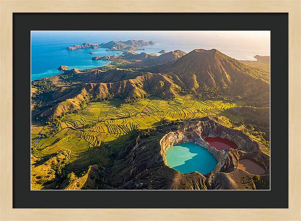 Flores Island Aerial View