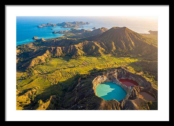 Flores Island Aerial View