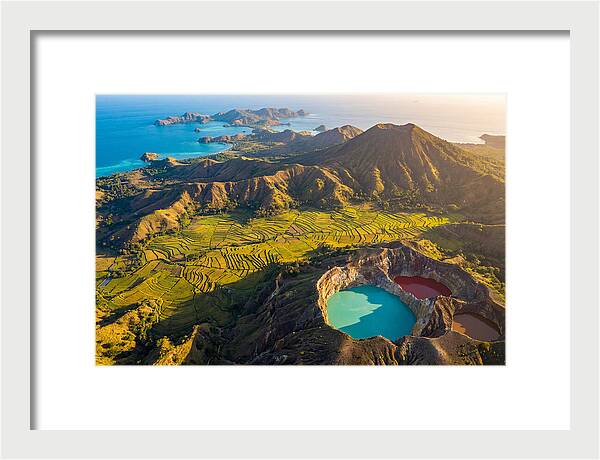 Flores Island Aerial View