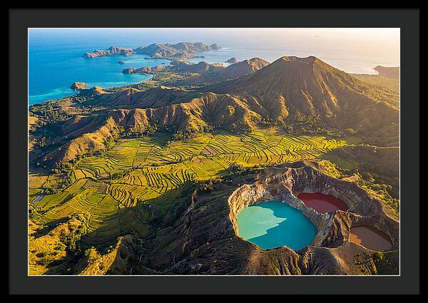 Flores Island Aerial View