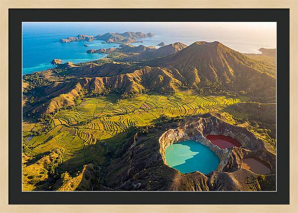 Flores Island Aerial View