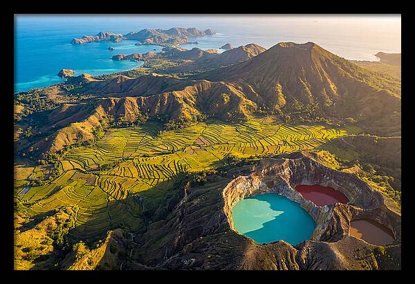 Flores Island Aerial View