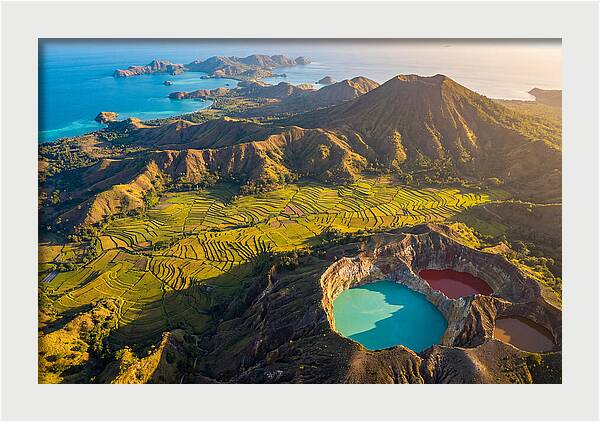 Flores Island Aerial View