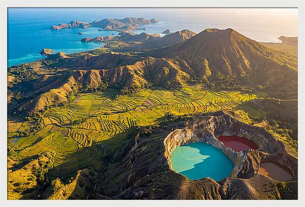 Flores Island Aerial View