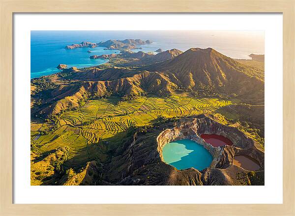 Flores Island Aerial View
