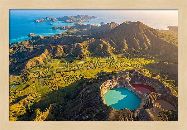 Flores Island Aerial View