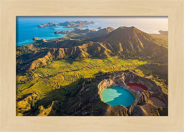 Flores Island Aerial View