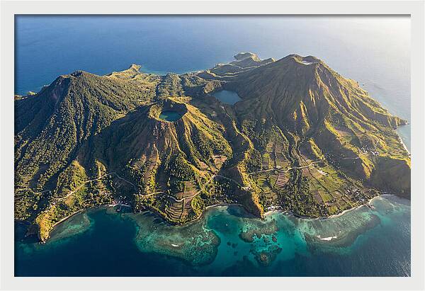 Flores Island From Above