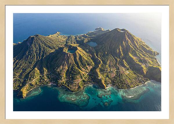 Flores Island From Above