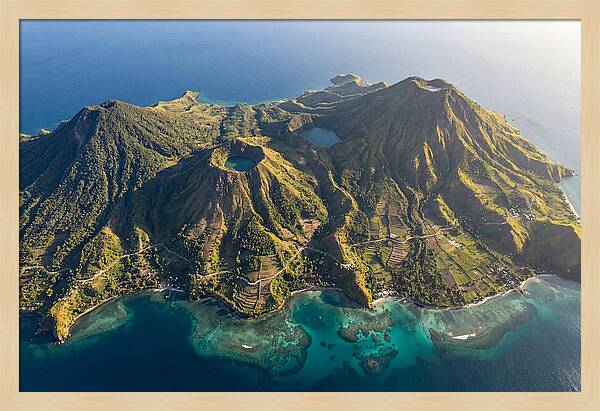 Flores Island From Above