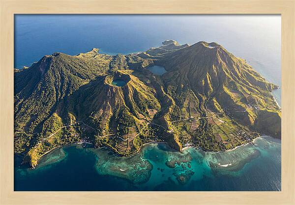 Flores Island From Above
