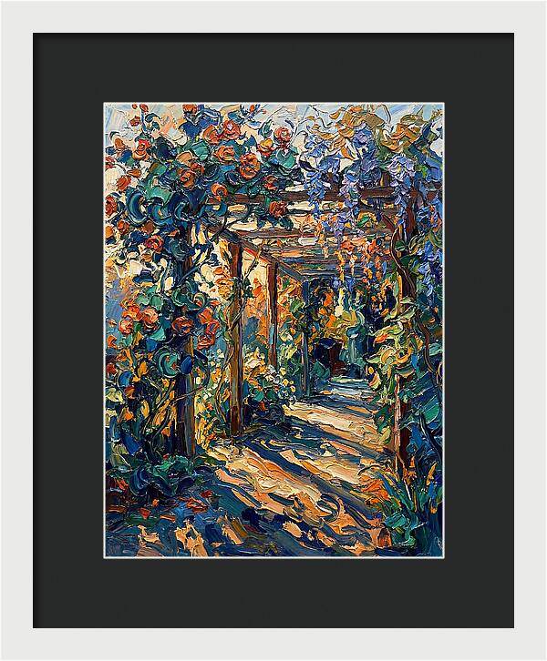 Flourishing Pergola Oasis