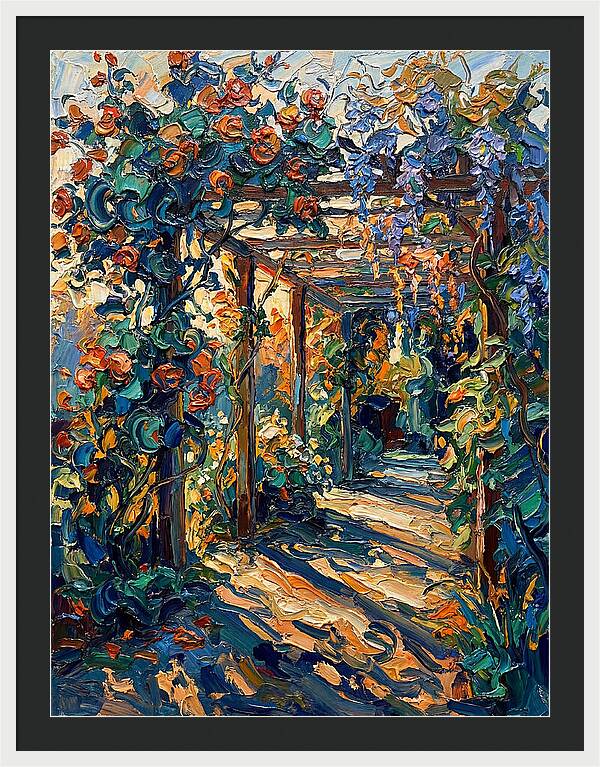 Flourishing Pergola Oasis